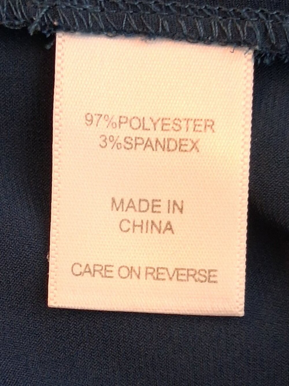 New York & Company Women's Business Casual Blouse | Size XL | Deep Blue - Picture 4 of 7